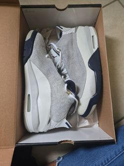 Air Jordan 3 White Navy Sneakers