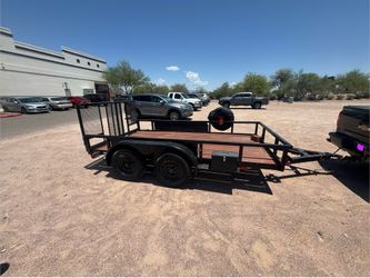 2026 Heavy Duty 6x12.5 Tandem Axle Utility Trailer - New Tires, Toolbox, Clean Title