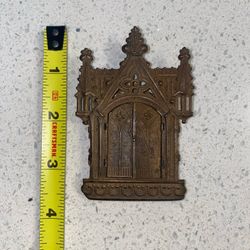 antique triptych travel chapel pope shrine