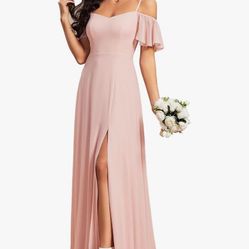 Pink Bridesmaids Dress 