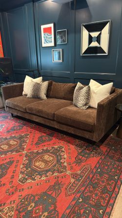 Custom Made Sofa - Brown 