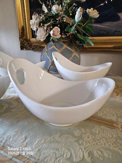 Salad serving dish 4ea