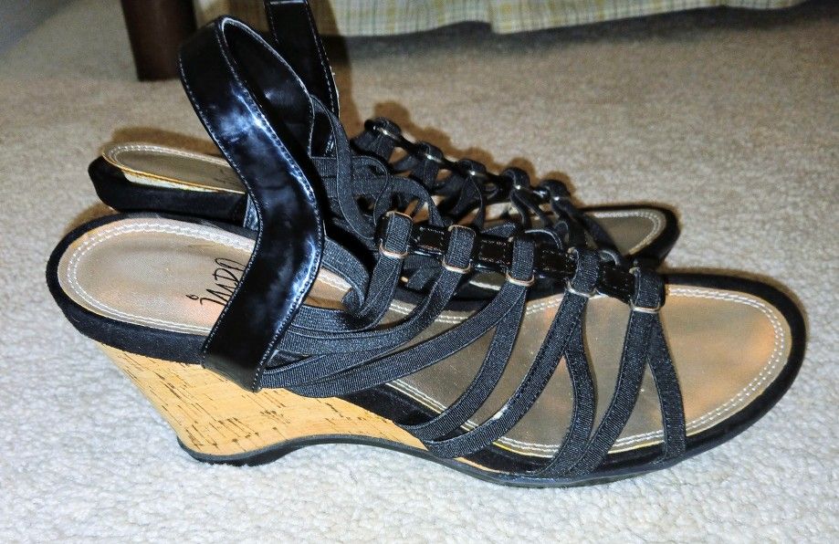 Strappy Black Sandals