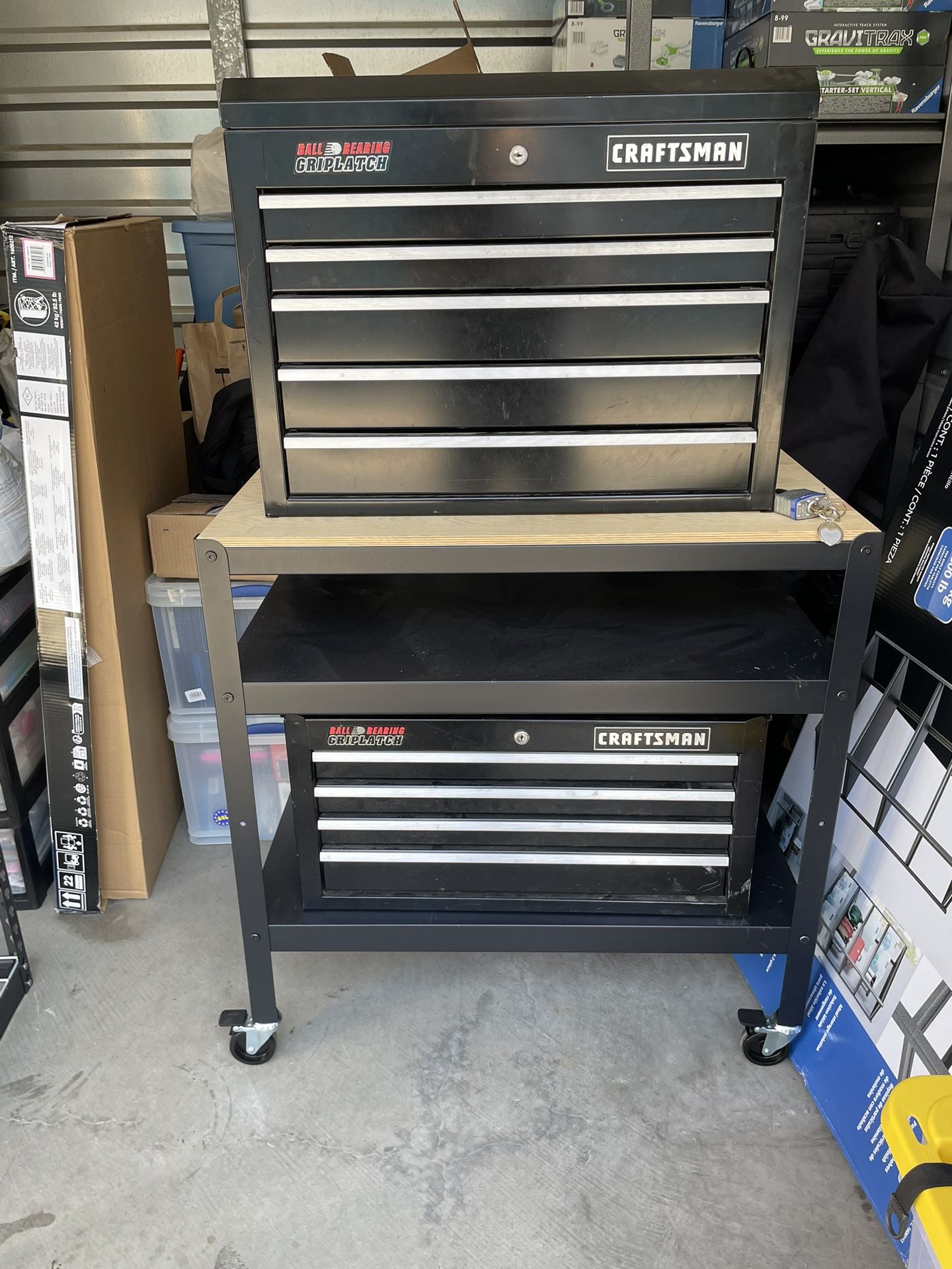 Tool Boxes Top And Middle For A Rollaway  Craftsman