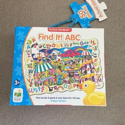 Brand New Find It ABC Puzzle for Age 3+