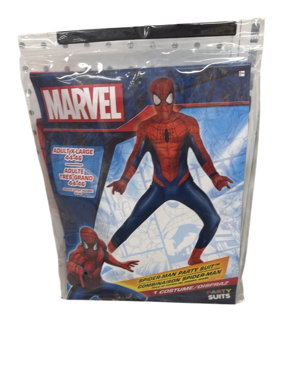 Marvel Spider-Man Partysuit One Piece BodySuit Men's Size XL 44-46