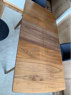 Expandable Walnut Table