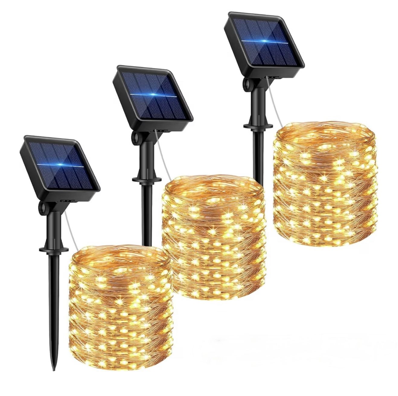 3 pack SOLAR FAIRY LIGHTS