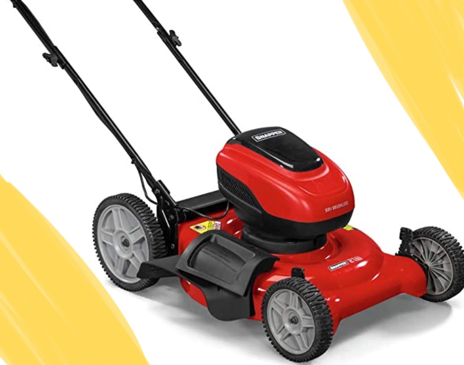 New!! mower, lawn mower, electric cordless 58Volt 21” lawn mower, graden tool, ( bag not included) , batteries included