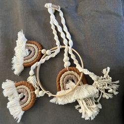 Montessori Macrame Rainbow Mobile