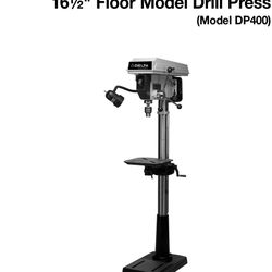 16½" Floor Model Delta Shopmaster Drill Press (Model DP400)