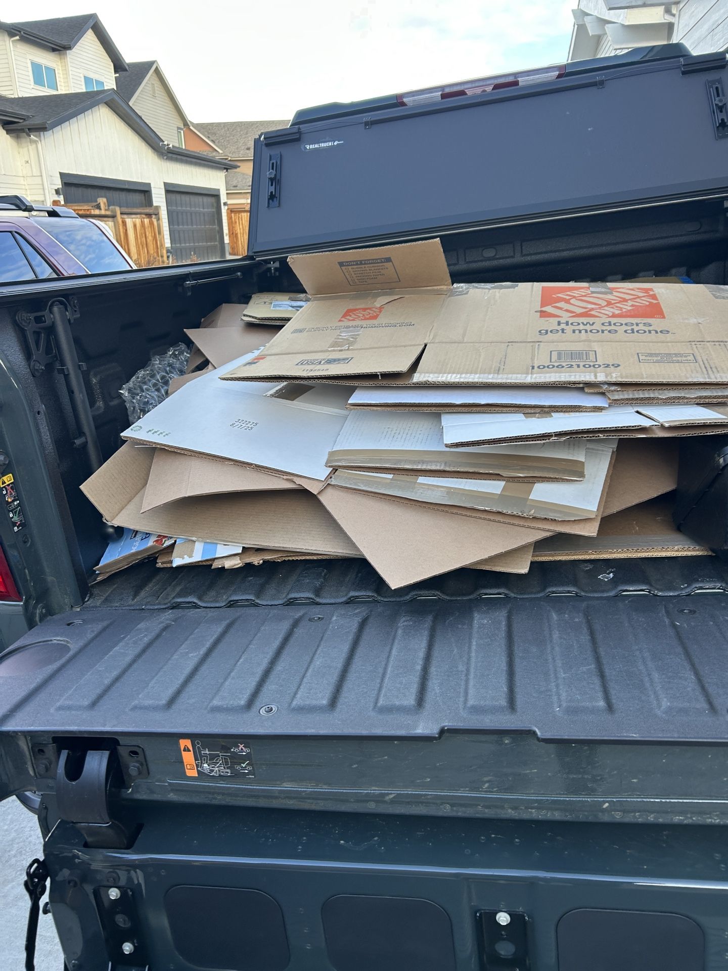 Moving Boxes and Packing Paper, FREE