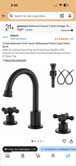 Bathroom Sink Faucet