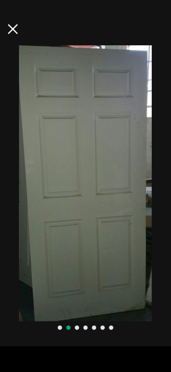NEW HEAVY WOOD  FRONT DOORS (36"X 80")