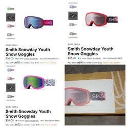 Smith: Snow day  Goggles Youth (Overstock) 