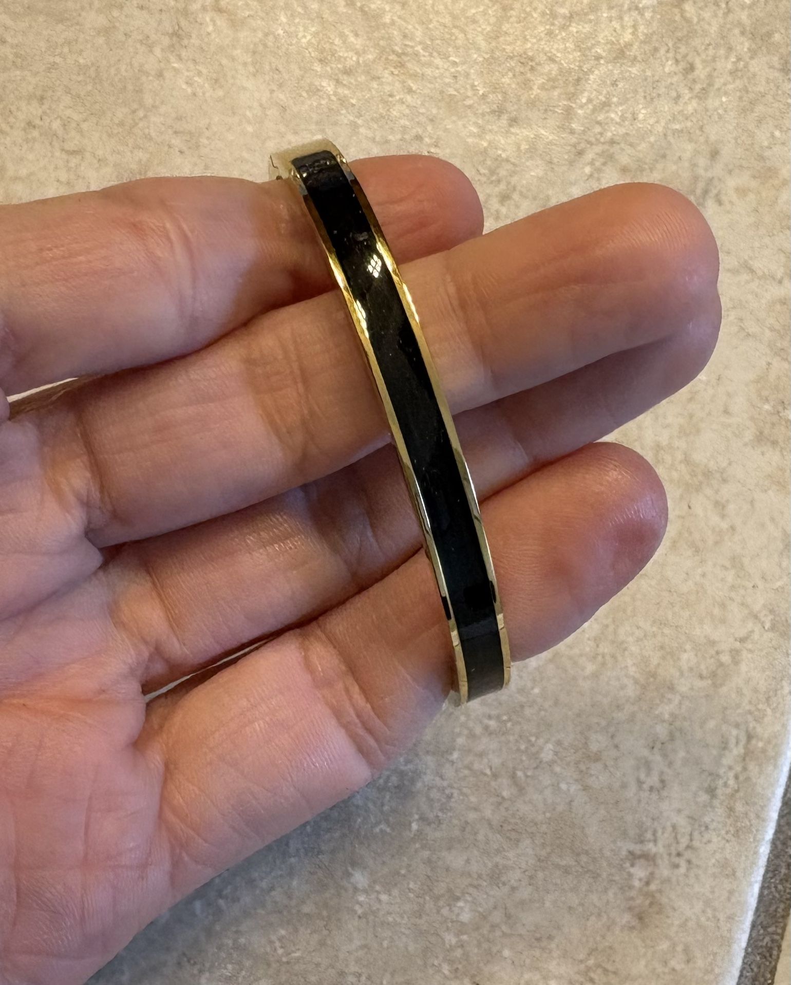 New black onyx gold filled bracelet
