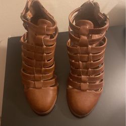 Brown High Heels Size 9