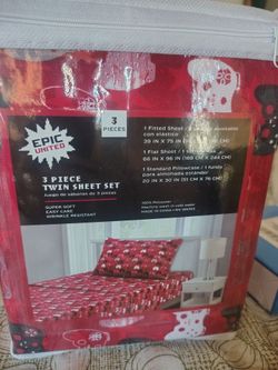 GAMER bed SHEET SET new TWIN SIZE