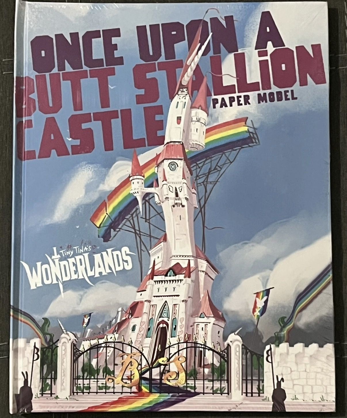 Tiny Tina’s Wonderlands once upon a butt stallion castle paper model - Brand New