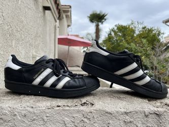 Adidas Black Shell Toe 