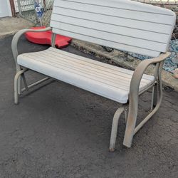 patio glider bench