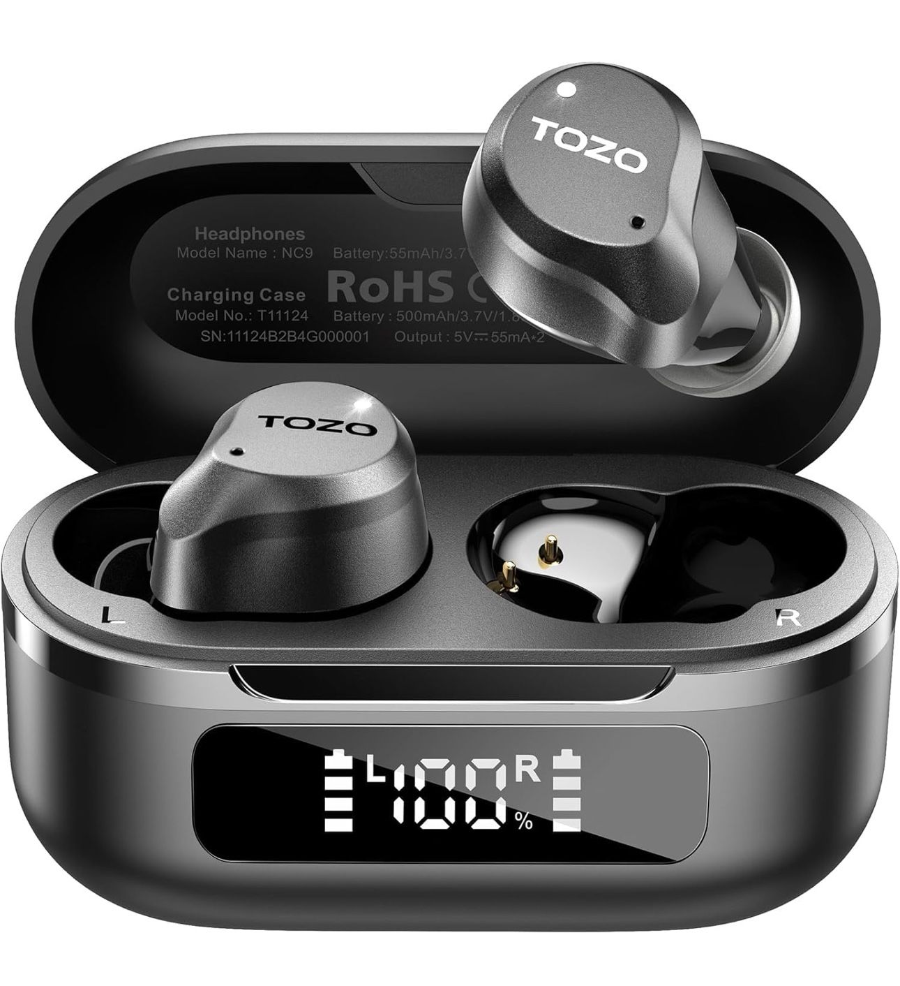 Hybrid Active Noise Cancelling Wireless Earbuds