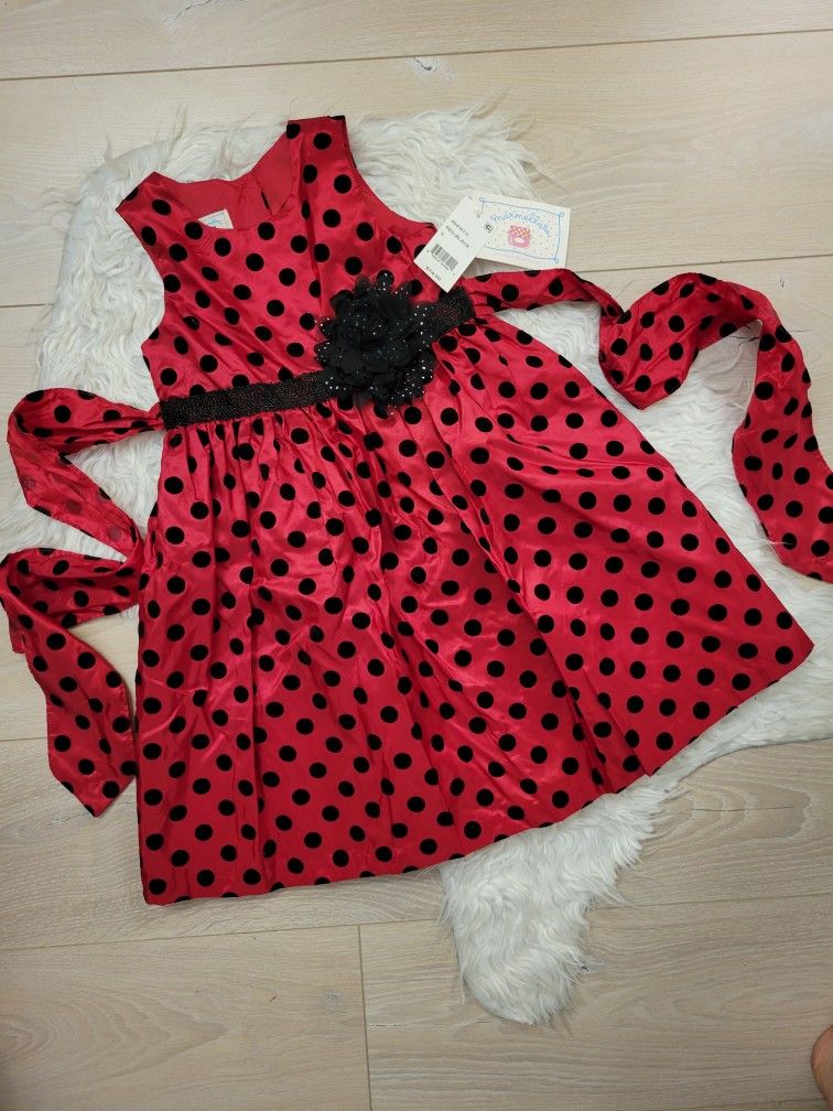 New Christmas Dress, 5T, $25
