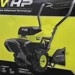 New 40V Ryobi 18" Tiller kit