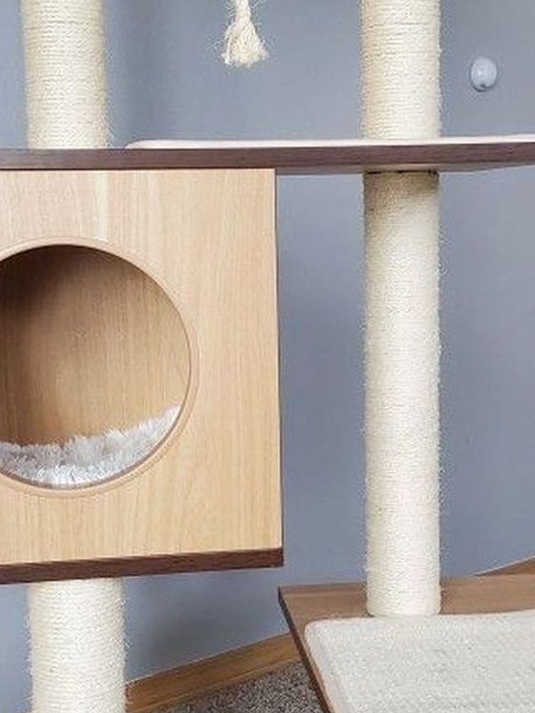 Almost New Wooden Cat Tree
