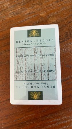 Vintage Benson & Hedges Playing Cards