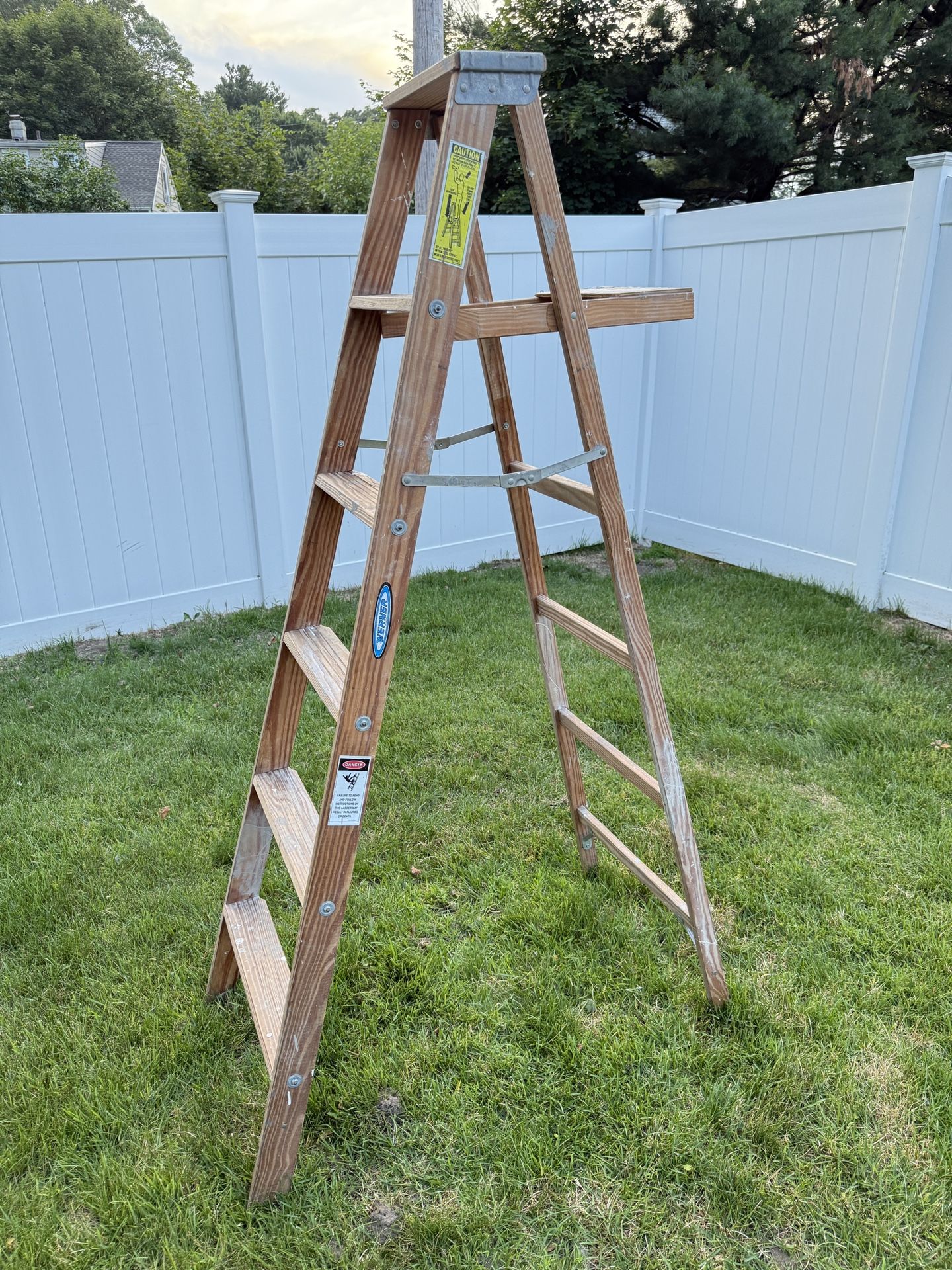Werner W336 6-Foot Wooden Ladder