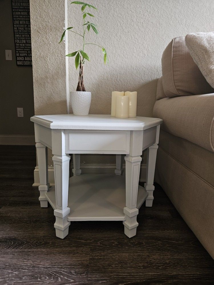 Hexagon End Table