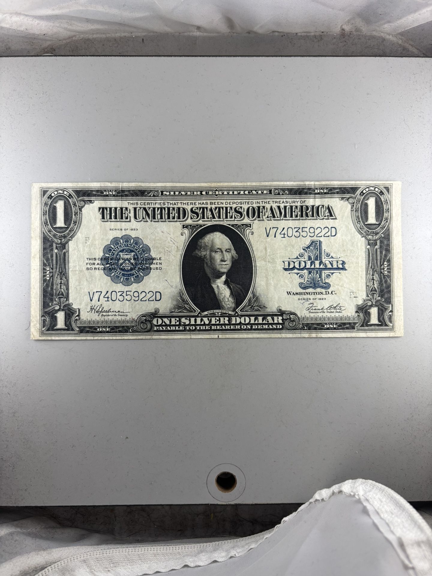 1923 "Horseblanket" $1 Silver Certificate-- HI-GRADE VINTAGE CURRENCY! —SHIPPING AVAILABLE!!