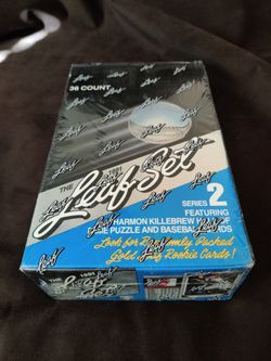 1991 Leaf Series 2 Baseball Cards Factory Sealed Wax Box