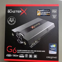 Soundblaster G6 audio amplifier 