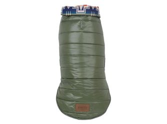 Pendelton Puffer Dog Coat-Century Harding-Loden (LG)