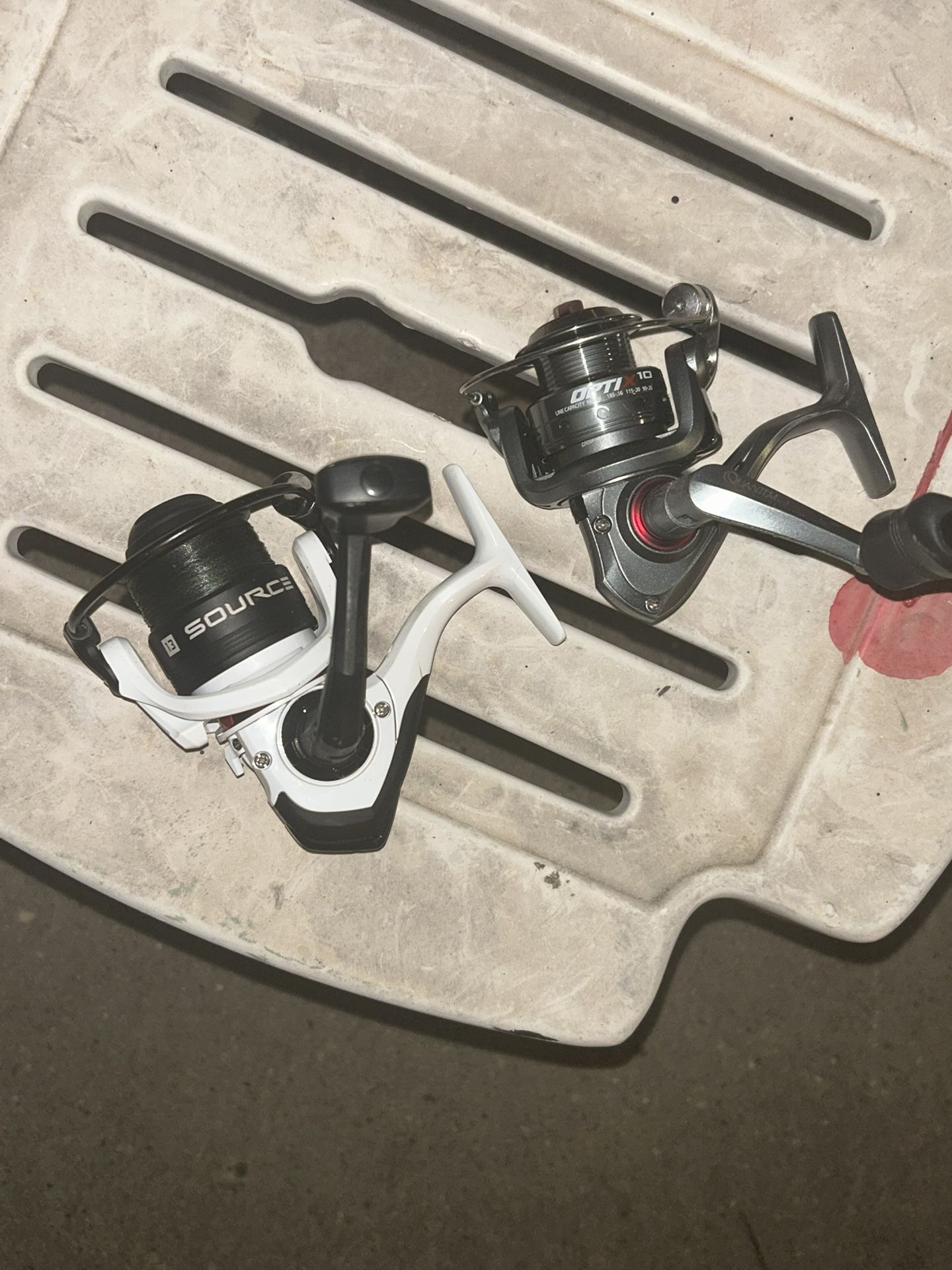 Lightly used and some brand new fishing rods, reels and combos