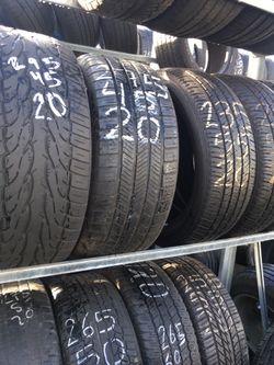 Used 20” truck SUV tires