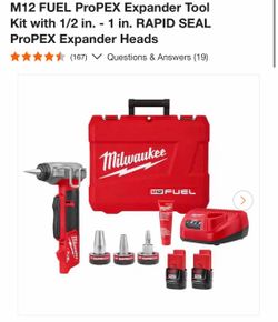 Milwaukee M12 FUEL ProPEX Expander Tool Kit