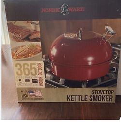 Stove Top Kettle smoker 