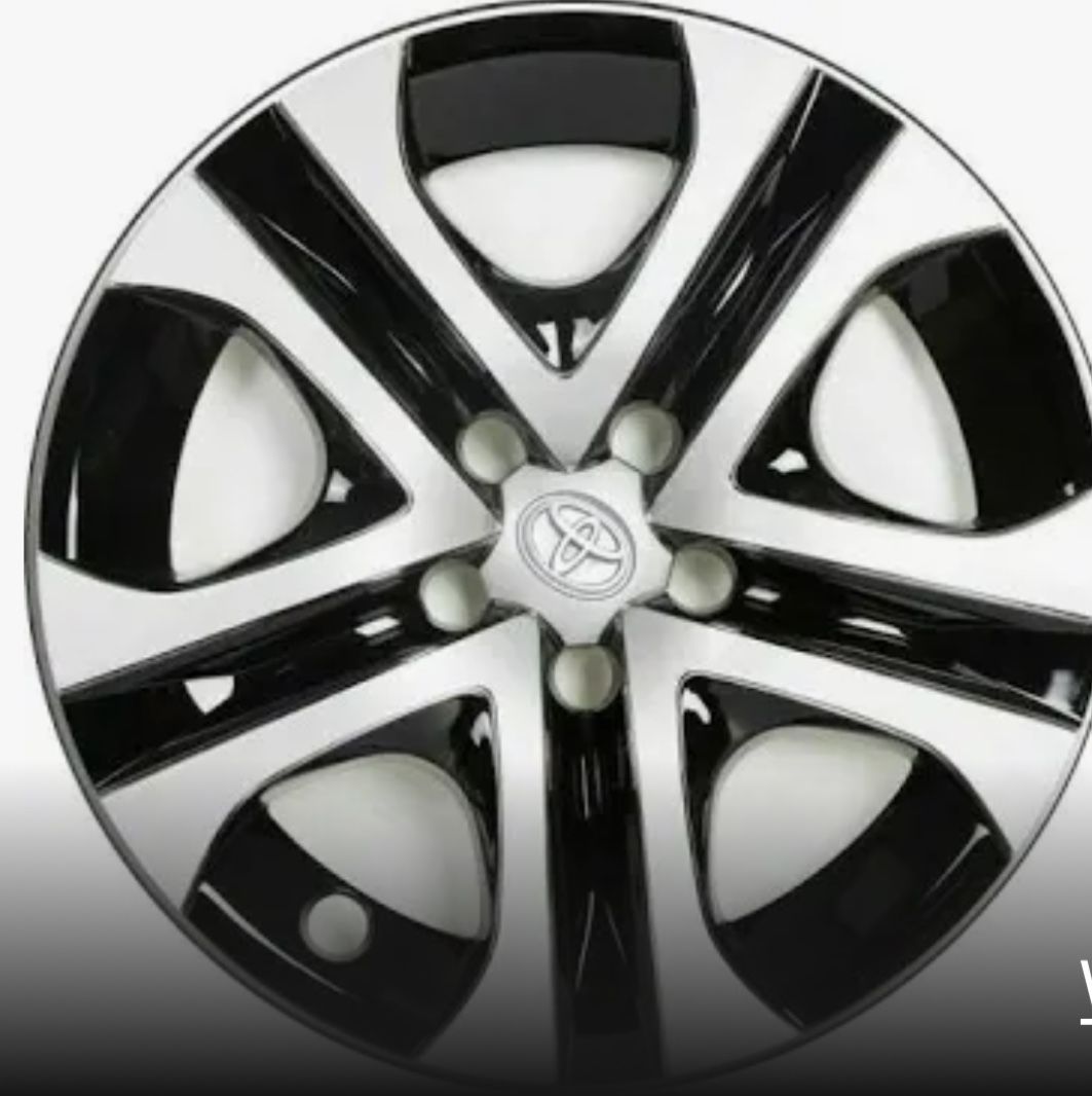 Toyota Rav4 17" Hubcap Wheel Cover 2016 2017 2018 Black/Silver rim