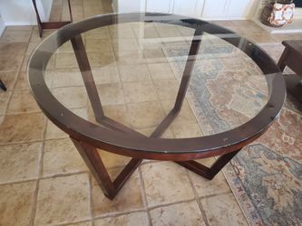 Glass top kitchen table