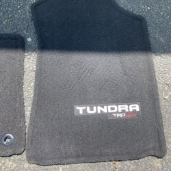 Toyota Tundra Floor Mat Set For The Front 