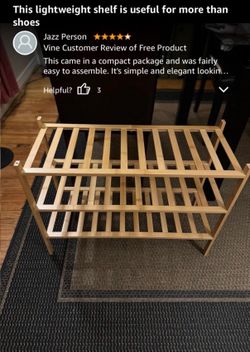3-Tier Bamboo Shoe Rack Storage Organizer for Closet, Multifunctional Sturdy Stackable Free Standing Shoe Shelf Organizer for Entryway Shoe Storage,