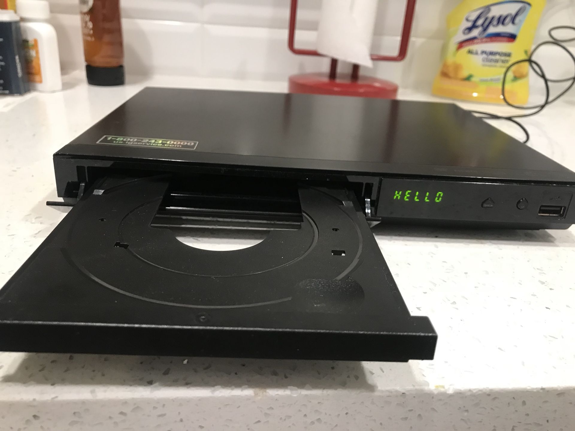 LG blu Ray DVD player