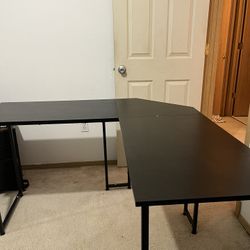 Corner desk Black 