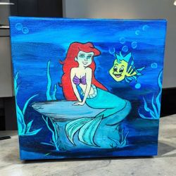 Fan art mermaid painting 