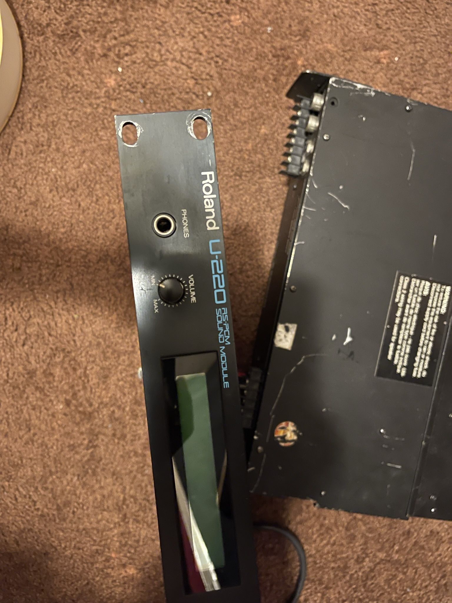 Roland U-220 音源モジュール MATRIXSYNTH: Roland U-220 RS-PCM Midi