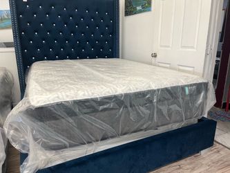 New 15β ultimate premium material Queen cooling gel PillowTop Hybrid Mattress π₯$0 DOWN! Flexible Payments π₯