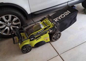 Ryobi lawnmower and weed wacker